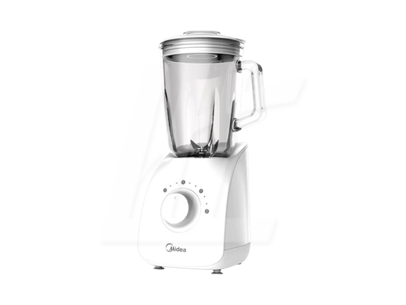 Midea 1.5L Glass Jar Blender 750W with Dry Mill