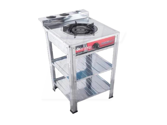 HOMELUX STAINLESS STEEL SINGLE STANDING COOKER 