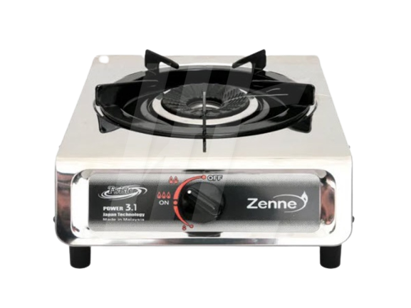 Zenne Stainless Steel Single Burner Gas Cooker 