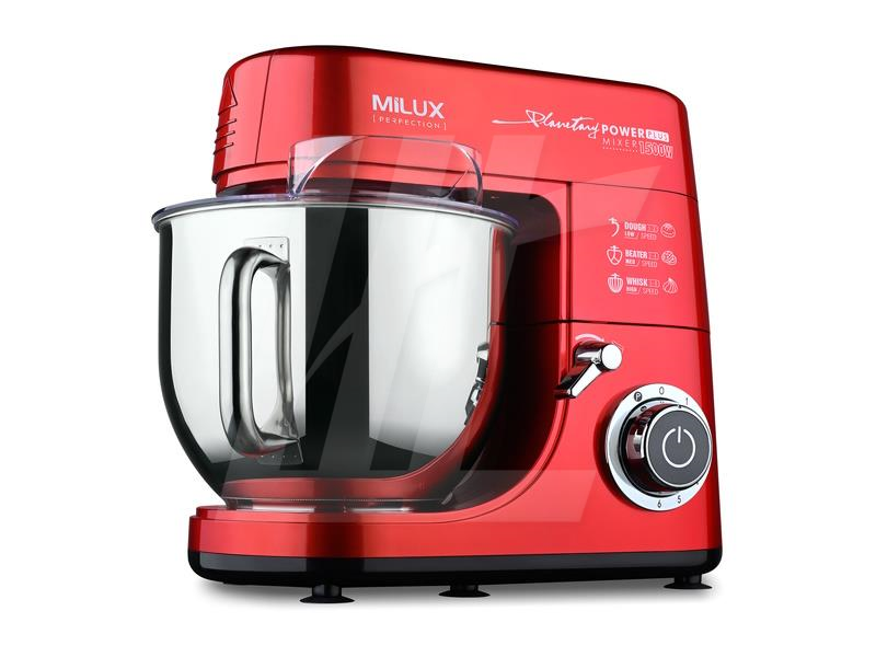 MILUX Stand Mixer 1500W WITH 6.5L POWER PLUS MIXER